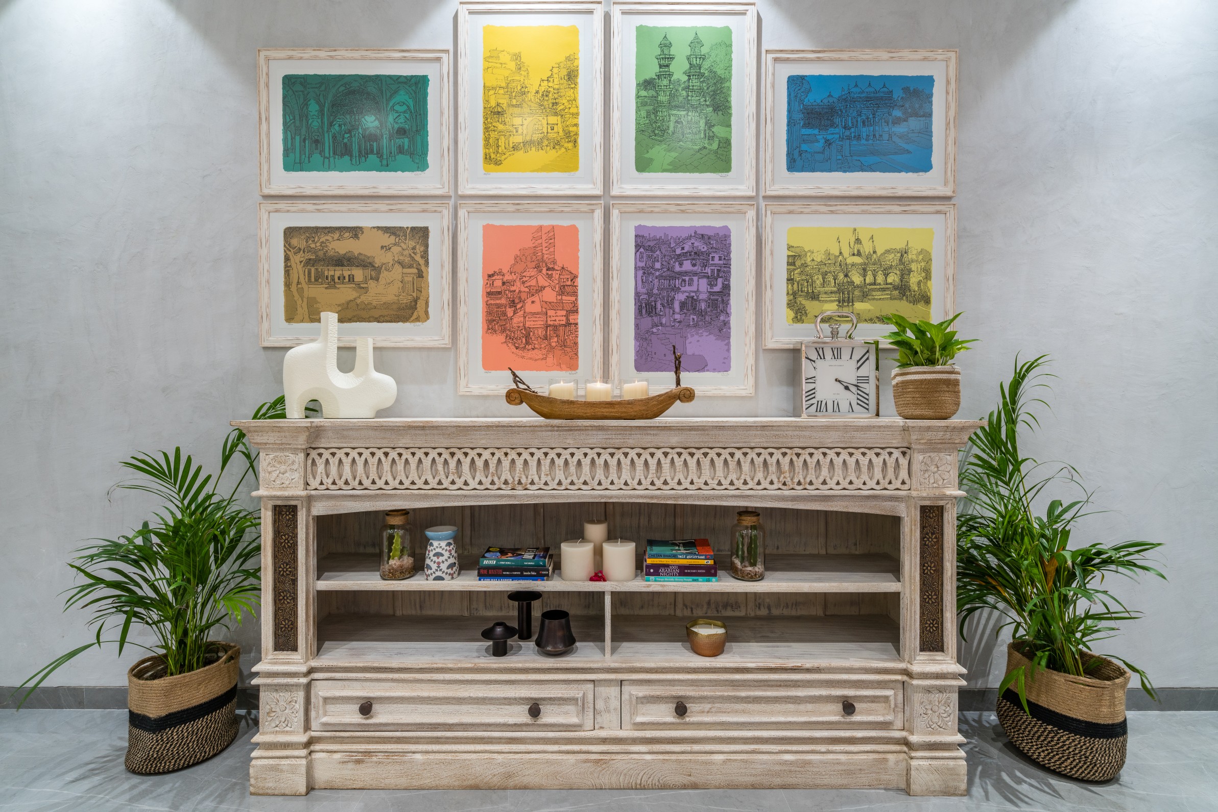 Console, TV Cabinet, Book Shelf.